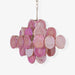 Aurelia Pink Glass Chandelier - Simprolos