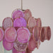Aurelia Pink Glass Chandelier - Simprolos