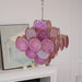 Aurelia Pink Glass Chandelier - Simprolos