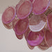 Aurelia Pink Glass Chandelier - Simprolos