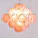 Aurelia Pink Glass Chandelier - Simprolos