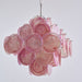 Aurelia Pink Glass Chandelier - Simprolos