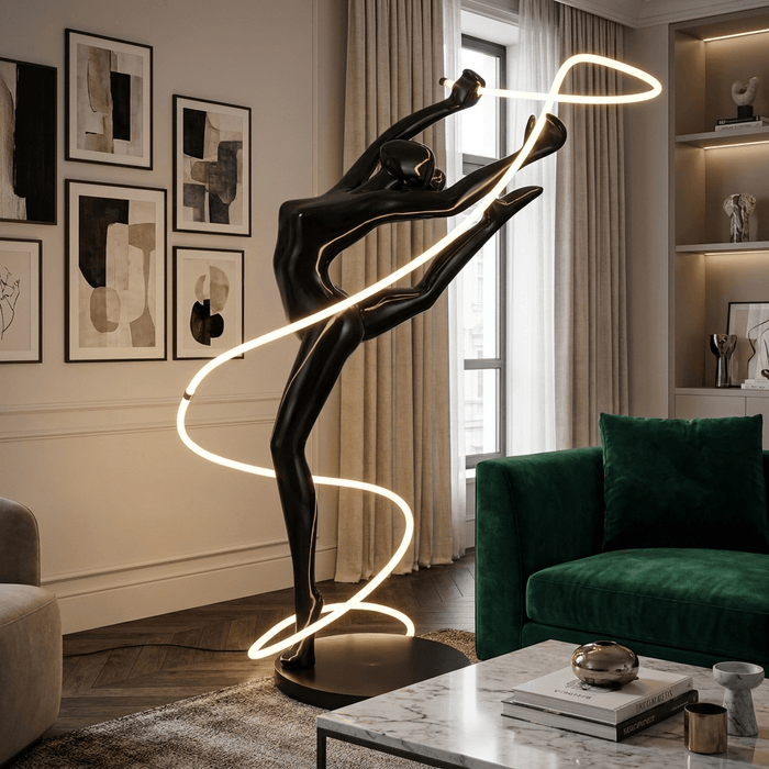 Aurelia Ribbon Dancer Floor Lamp - Simprolos