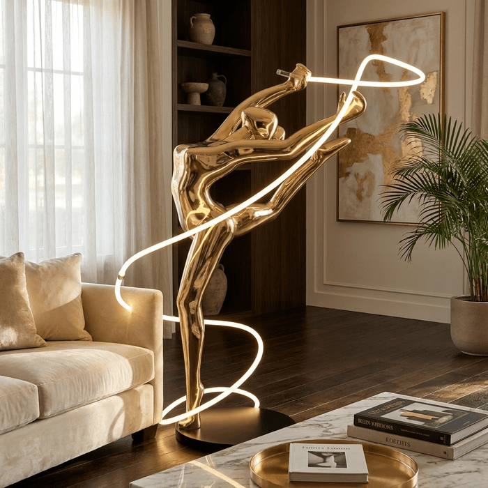 Aurelia Ribbon Dancer Floor Lamp - Simprolos