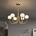 Aurelian Alabaster Globe Chandelier - Simprolos