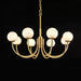 Aurelian Alabaster Globe Chandelier - Simprolos