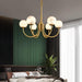 Aurelian Alabaster Globe Chandelier - Simprolos