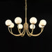 Aurelian Alabaster Globe Chandelier - Simprolos