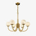 Aurelian Alabaster Globe Chandelier - Simprolos