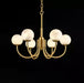 Aurelian Alabaster Globe Chandelier - Simprolos