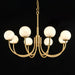 Aurelian Alabaster Globe Chandelier - Simprolos