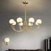 Aurelian Alabaster Globe Chandelier - Simprolos