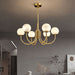 Aurelian Alabaster Globe Chandelier - Simprolos