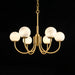 Aurelian Alabaster Globe Chandelier - Simprolos