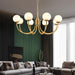 Aurelian Alabaster Globe Chandelier - Simprolos