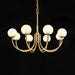 Aurelian Alabaster Globe Chandelier - Simprolos
