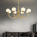 Aurelian Alabaster Globe Chandelier - Simprolos