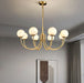 Aurelian Alabaster Globe Chandelier - Simprolos