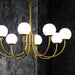 Aurelian Alabaster Globe Chandelier - Simprolos