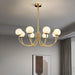 Aurelian Alabaster Globe Chandelier - Simprolos