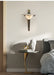 Aurelian Crest Alabaster Wall Sconce - Simprolos