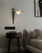 Aurelian Crest Alabaster Wall Sconce - Simprolos