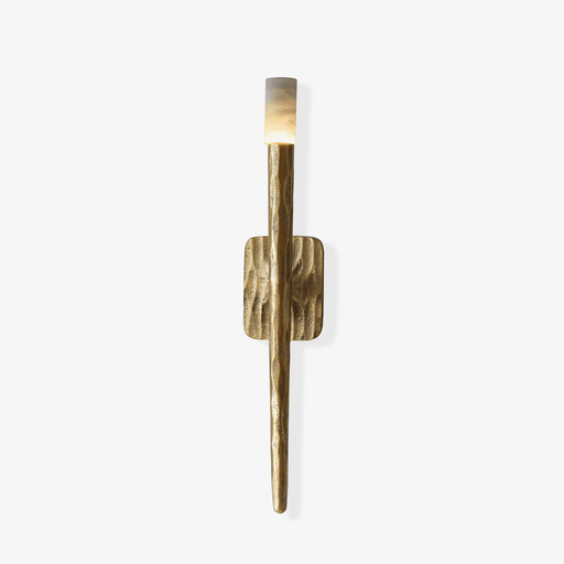 Aurelian Sculpted Alabaster Sconce - Simprolos