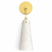 Aurelian Tapered Alabaster Wall Sconce - Simprolos