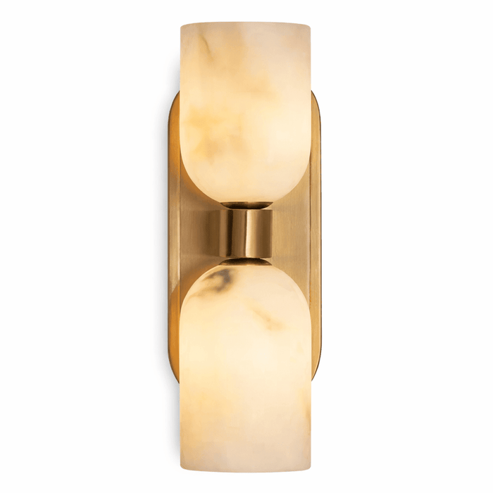 Aurelian Twin Alabaster Wall Light - Simprolos