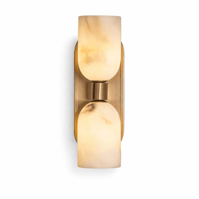 Aurelian Twin Alabaster Wall Light - Simprolos