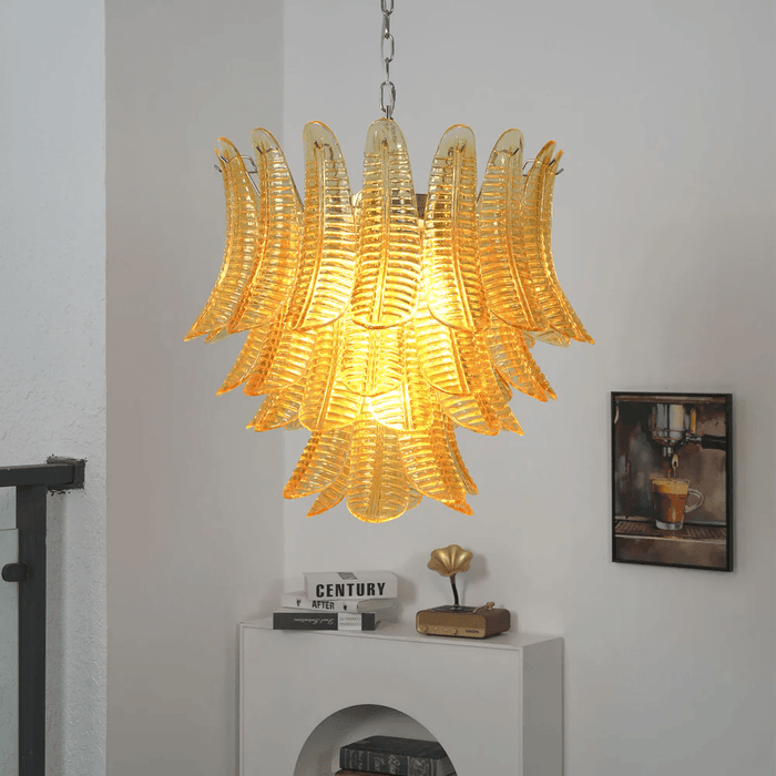 Aurelium Cascade Glass Chandelier - Simprolos