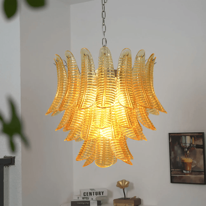 Aurelium Cascade Glass Chandelier - Simprolos