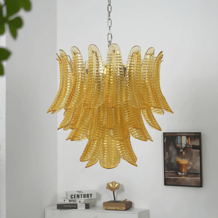 Aurelium Cascade Glass Chandelier - Simprolos