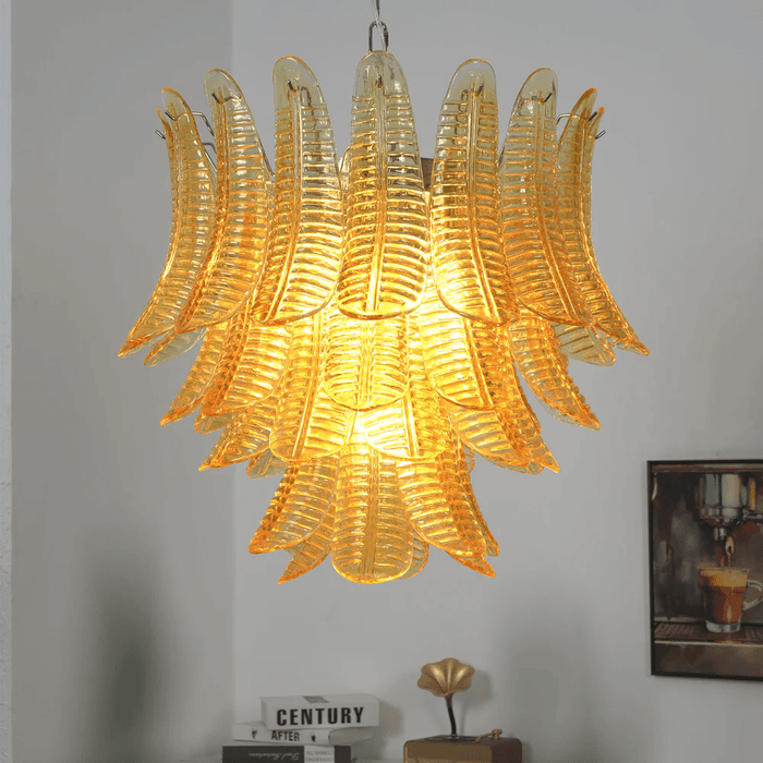 Aurelium Cascade Glass Chandelier - Simprolos