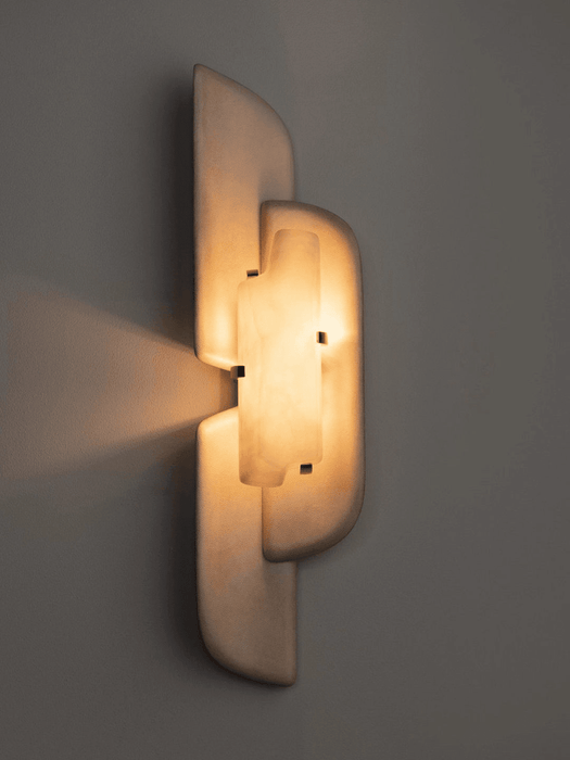 Aurellin Alabaster Sconce - Simprolos