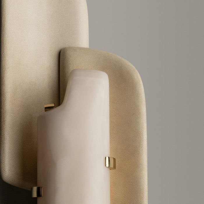Aurellin Alabaster Sconce - Simprolos