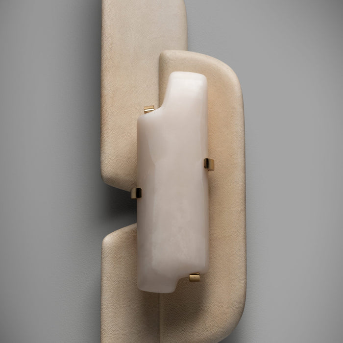 Aurellin Alabaster Sconce - Simprolos