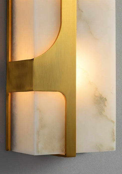 Aurevon Alabaster Wall Sconce - Simprolos
