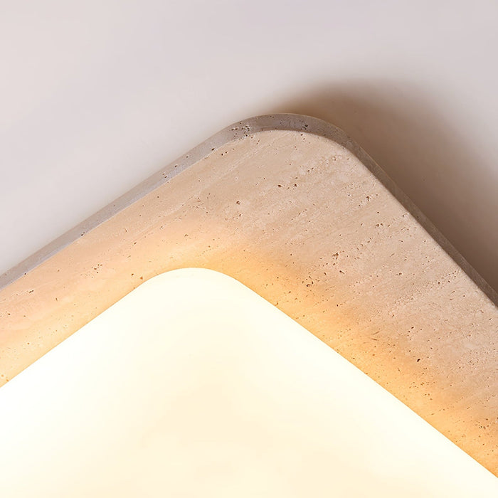 Aurilith Travertine Ceiling Light - Simprolos