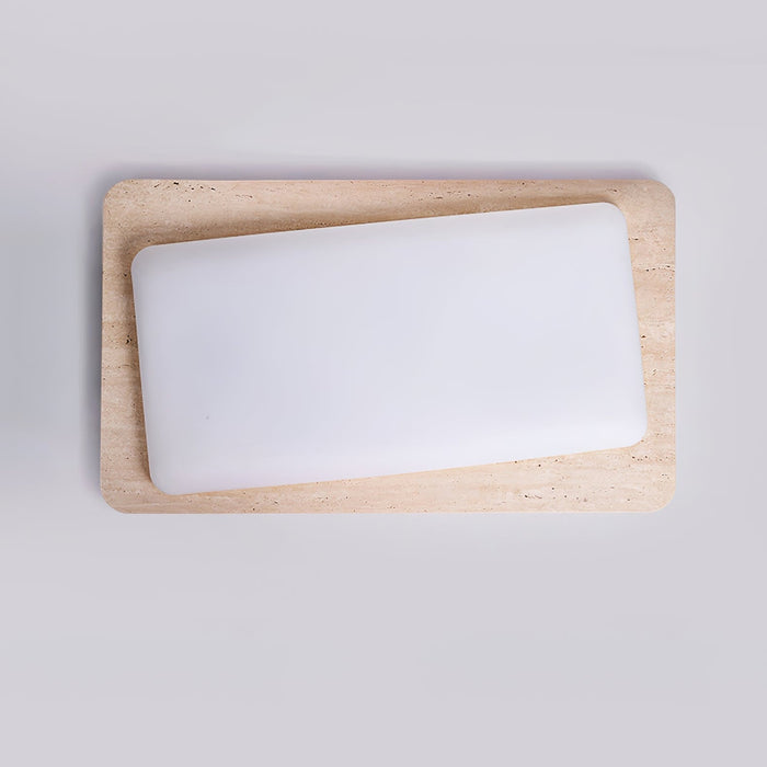 Aurilith Travertine Ceiling Light - Simprolos
