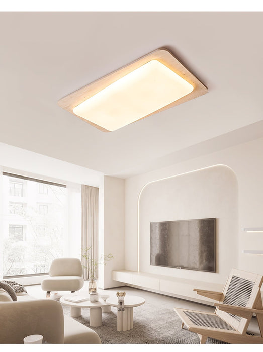 Aurilith Travertine Ceiling Light - Simprolos