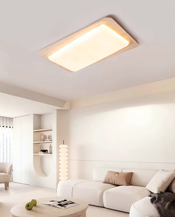 Aurilith Travertine Ceiling Light - Simprolos