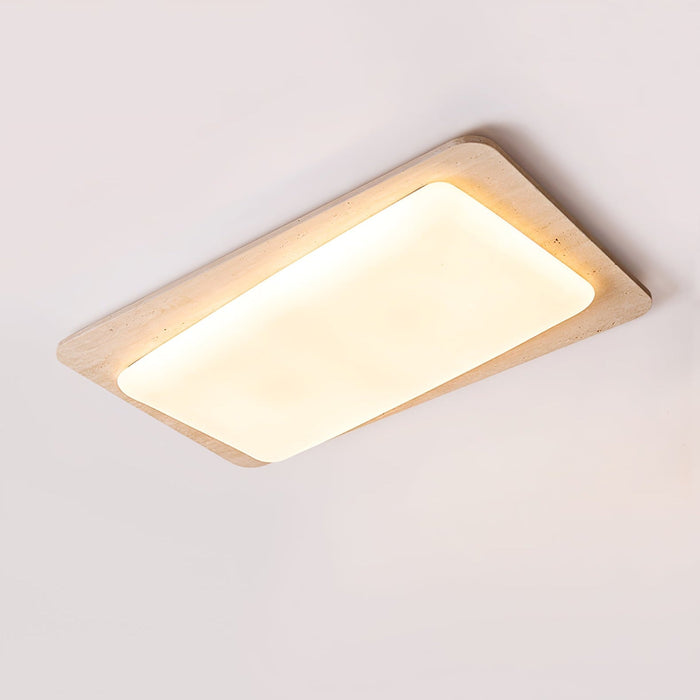 Aurilith Travertine Ceiling Light - Simprolos