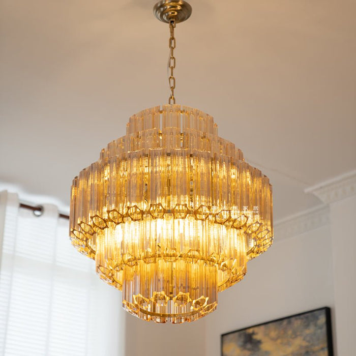 Aurum Cascade Murano Chandelier - Simprolos