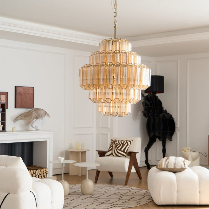 Aurum Cascade Murano Chandelier - Simprolos
