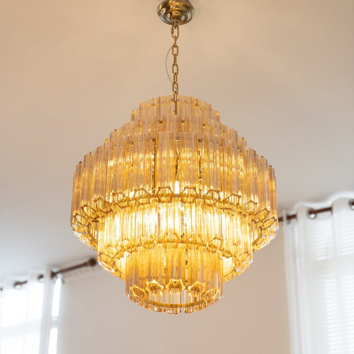 Aurum Cascade Murano Chandelier - Simprolos