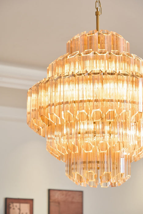 Aurum Cascade Murano Chandelier - Simprolos