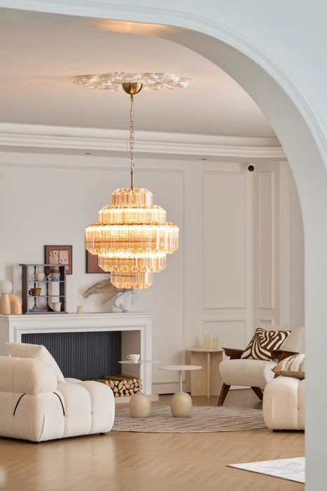 Aurum Cascade Murano Chandelier - Simprolos
