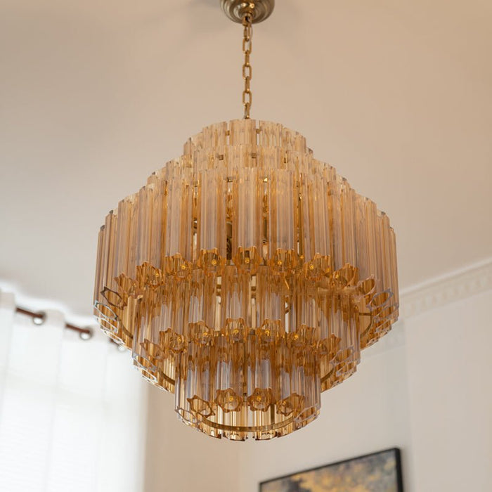 Aurum Cascade Murano Chandelier - Simprolos