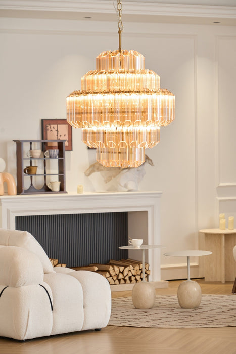 Aurum Cascade Murano Chandelier - Simprolos